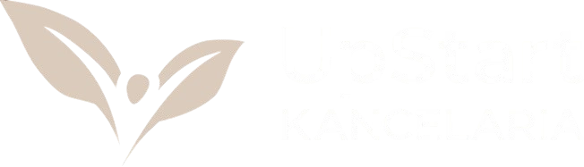 Logo UpStart białe